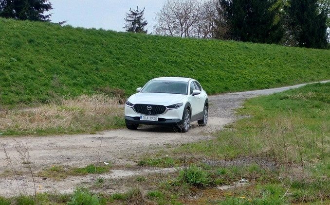 Mazda CX-30 cena 102500 przebieg: 31500, rok produkcji 2021 z Wąsosz małe 154